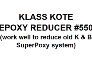 Fast Epoxy Reducer #550